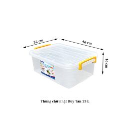 Thùng chữ nhật 30L - H117 Duy Tân