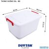Thùng vuông 30L bánh xe - No.750 Duy Tân